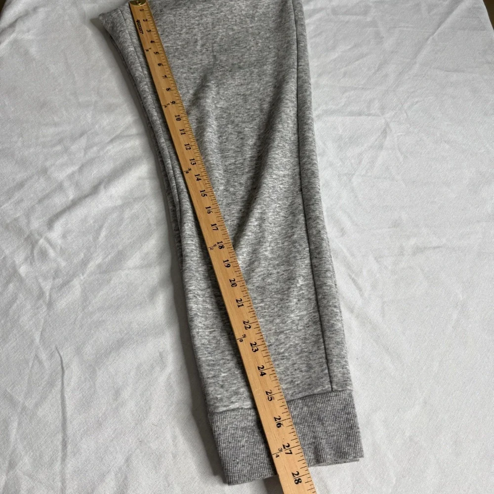 Uniqlo Women's Pile Lined Heather Gray Drawstring Sweatpants Joggers Pants Large